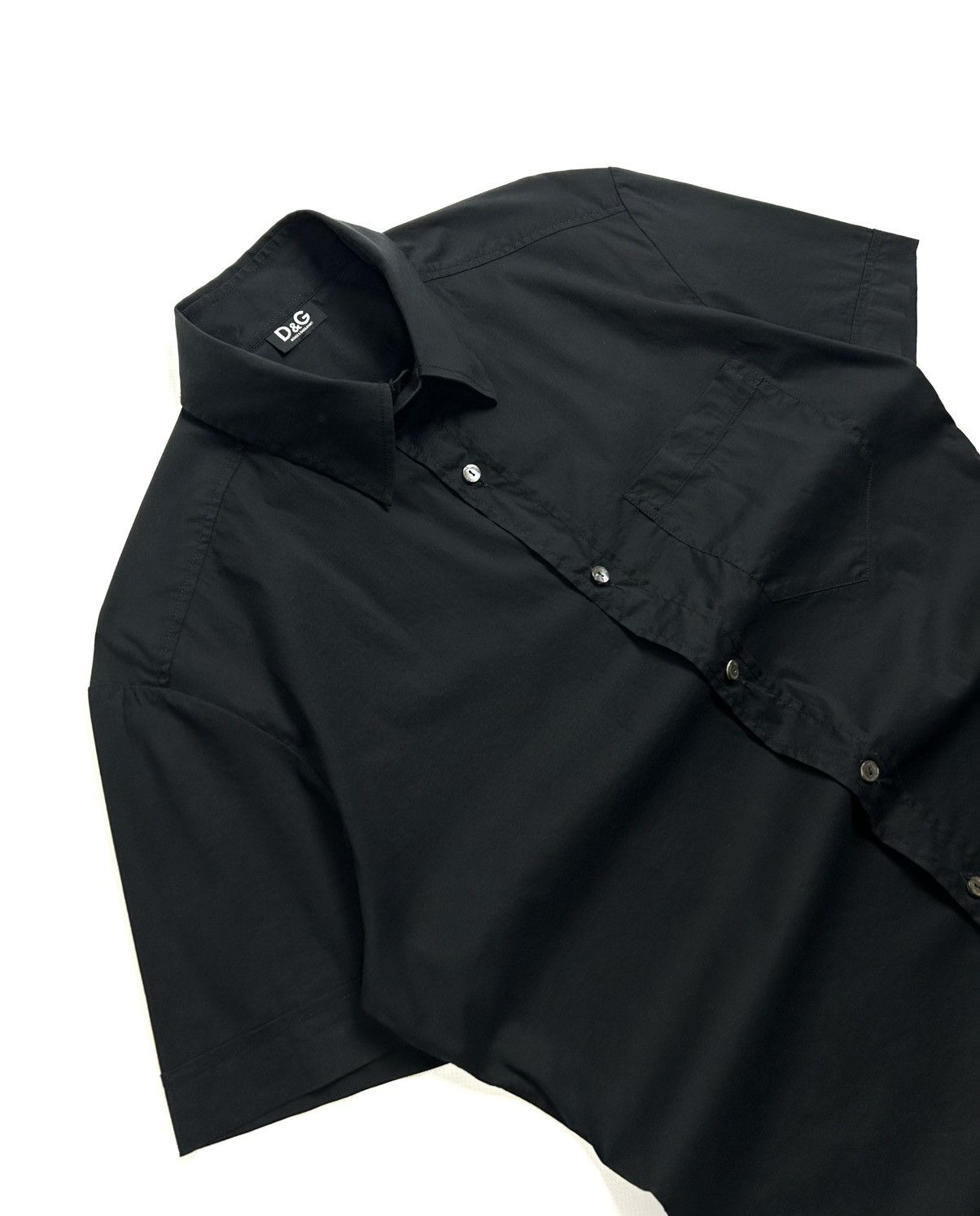 Dolce & Gabbana Vintage DOLCE & GABANNA Short Sleeve Shirt Black Archive Y2K Size US L / EU 52-54 / 3 - 5 Thumbnail