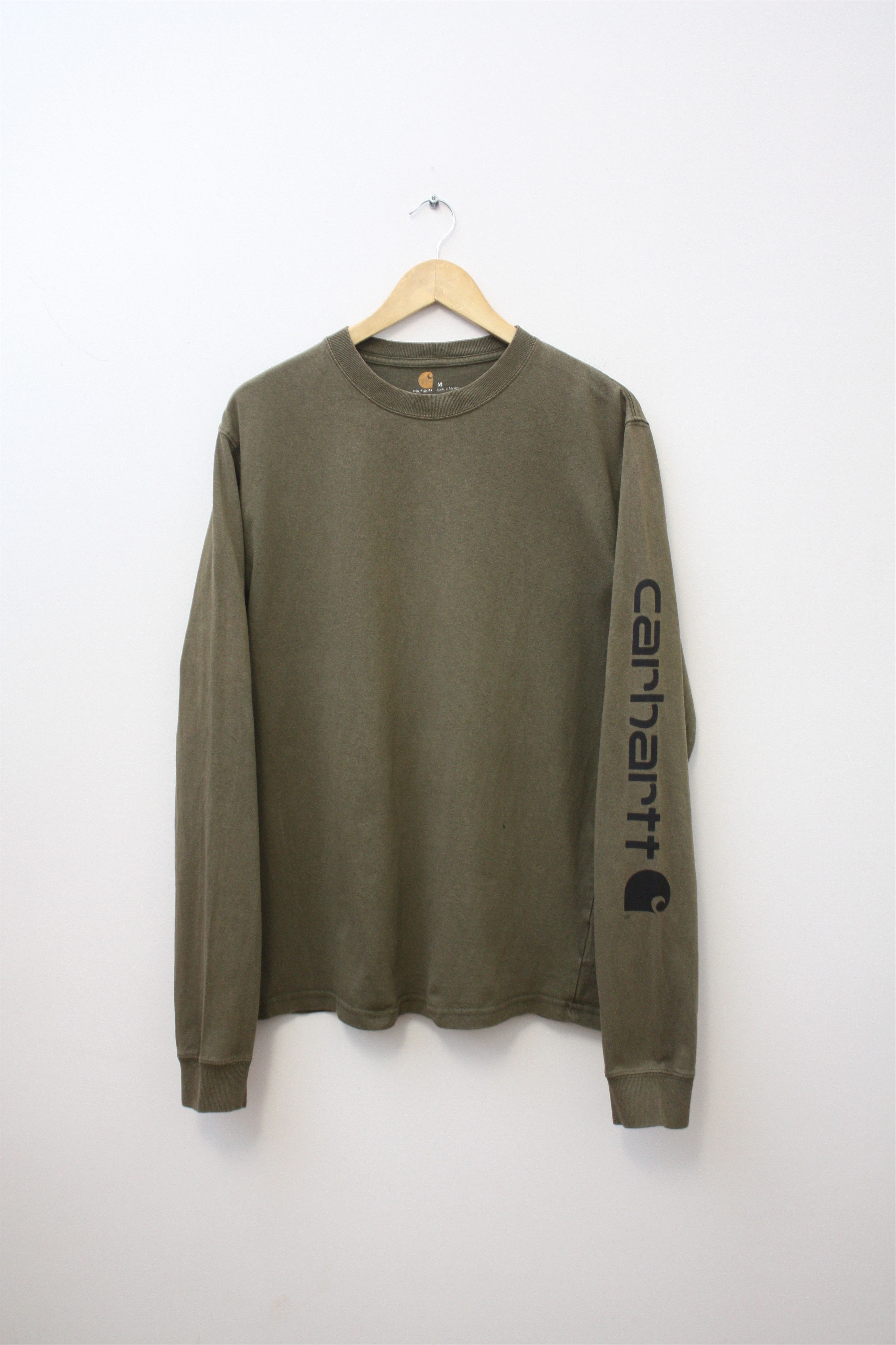 Carhartt Carhartt Olive Army Green Long Sleeve Tee Medium Size US M / EU 48-50 / 2 - 1 Thumbnail