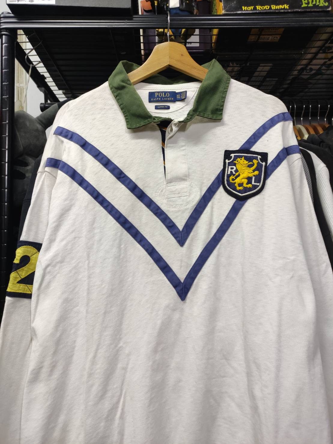 Polo Ralph Lauren Classic Fit Patchwork Rugby Polo Shirt