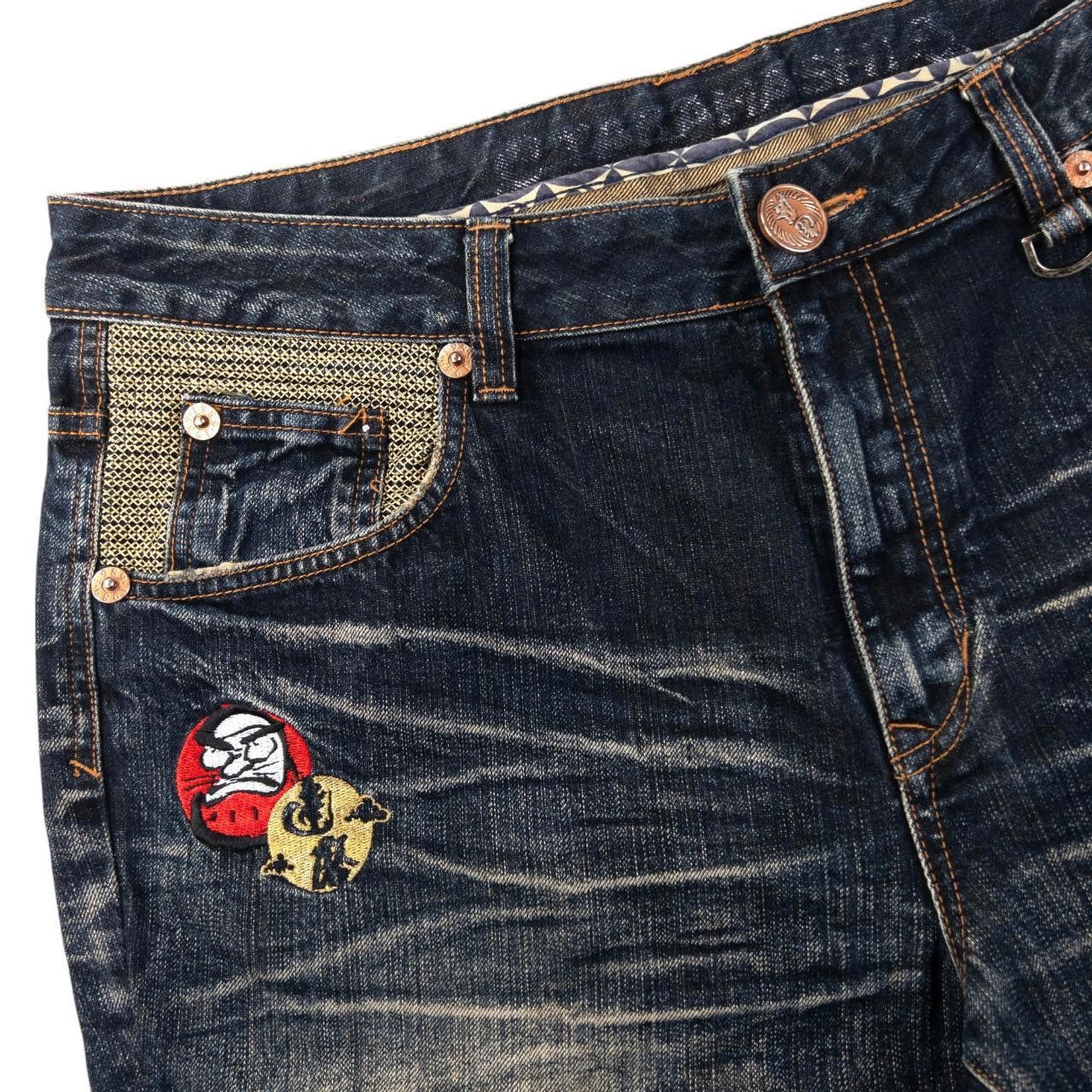 The Unbranded Brand Vintage Big Train Multi Pocket Japanese Denim Jeans Size W38 Size US 37 - 5 Thumbnail