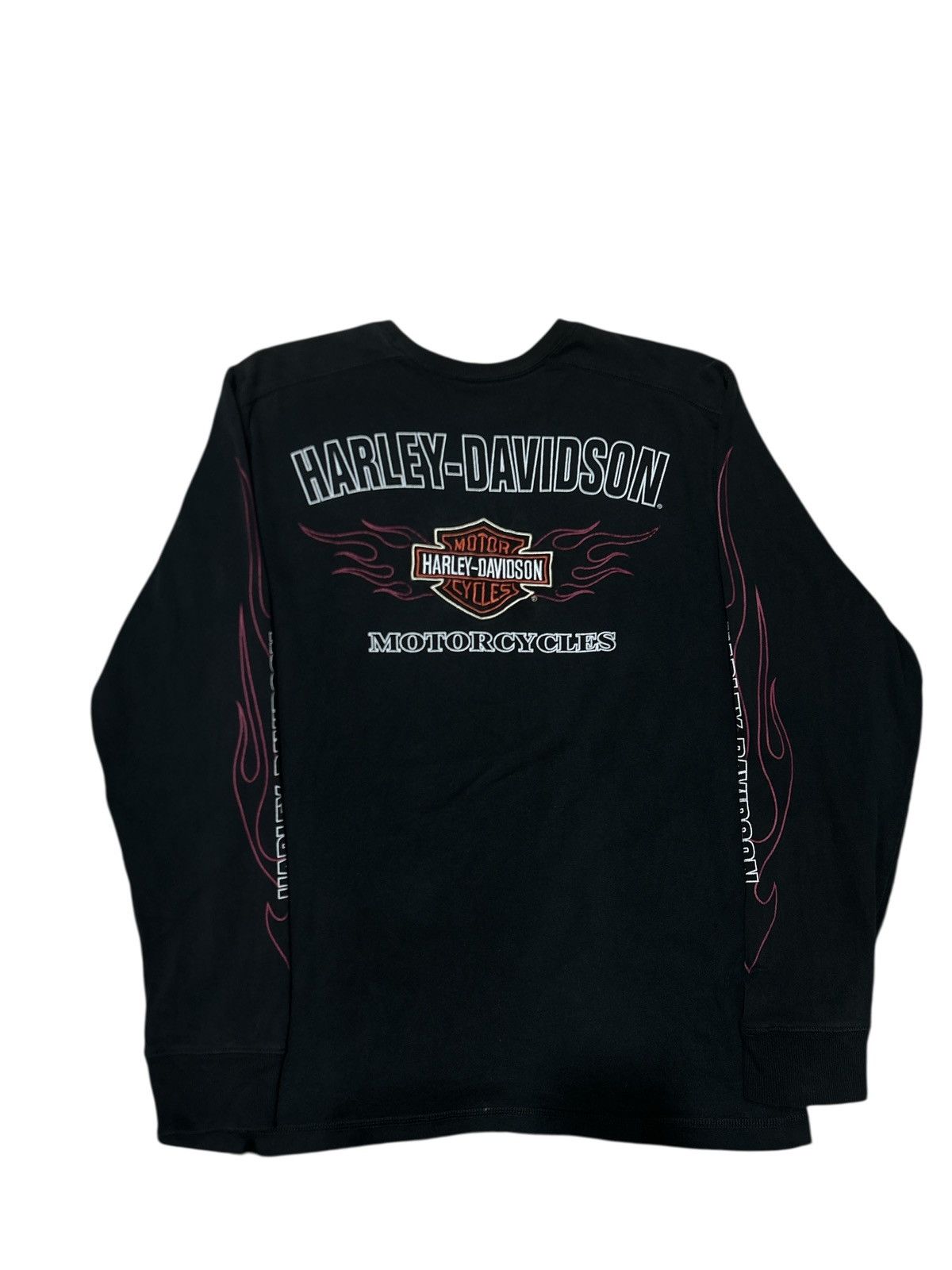 Harley Davidson ⚡️ BINDING OFFER ⚡️Vintage 00s Harley Davidson Flame🔥 Size US M / EU 48-50 / 2 - 1 Thumbnail