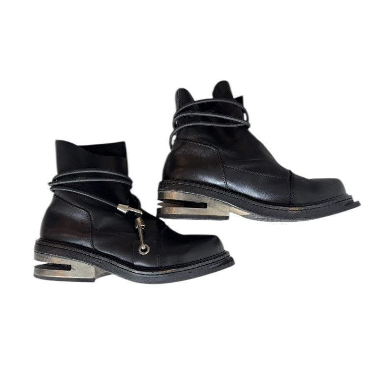 Dirk Bikkembergs Rare Dirk Bikkembergs Bungee Cord Boots Size US 10 / EU 43 - 1 Thumbnail