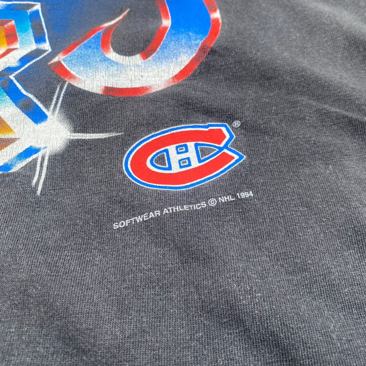 NHL Vintage 90s Software Athletic NHL Canada Sportwear Tshirt Size US XL / EU 56 / 4 - 4 Thumbnail