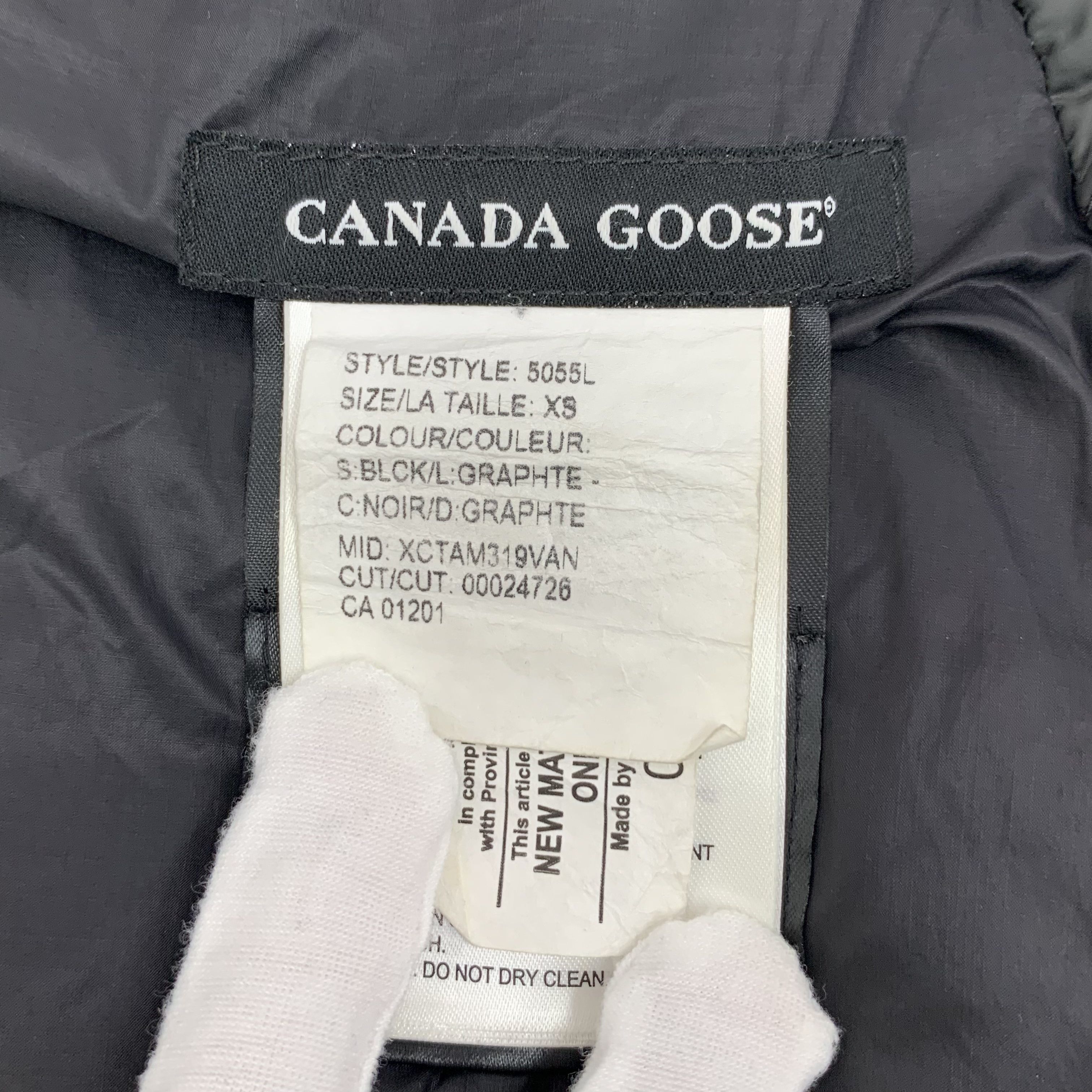 Canada Goose Canada Goose Camp Logo Down Jacket Black (XS) Size US XS / EU 42 / 0 - 10 Thumbnail