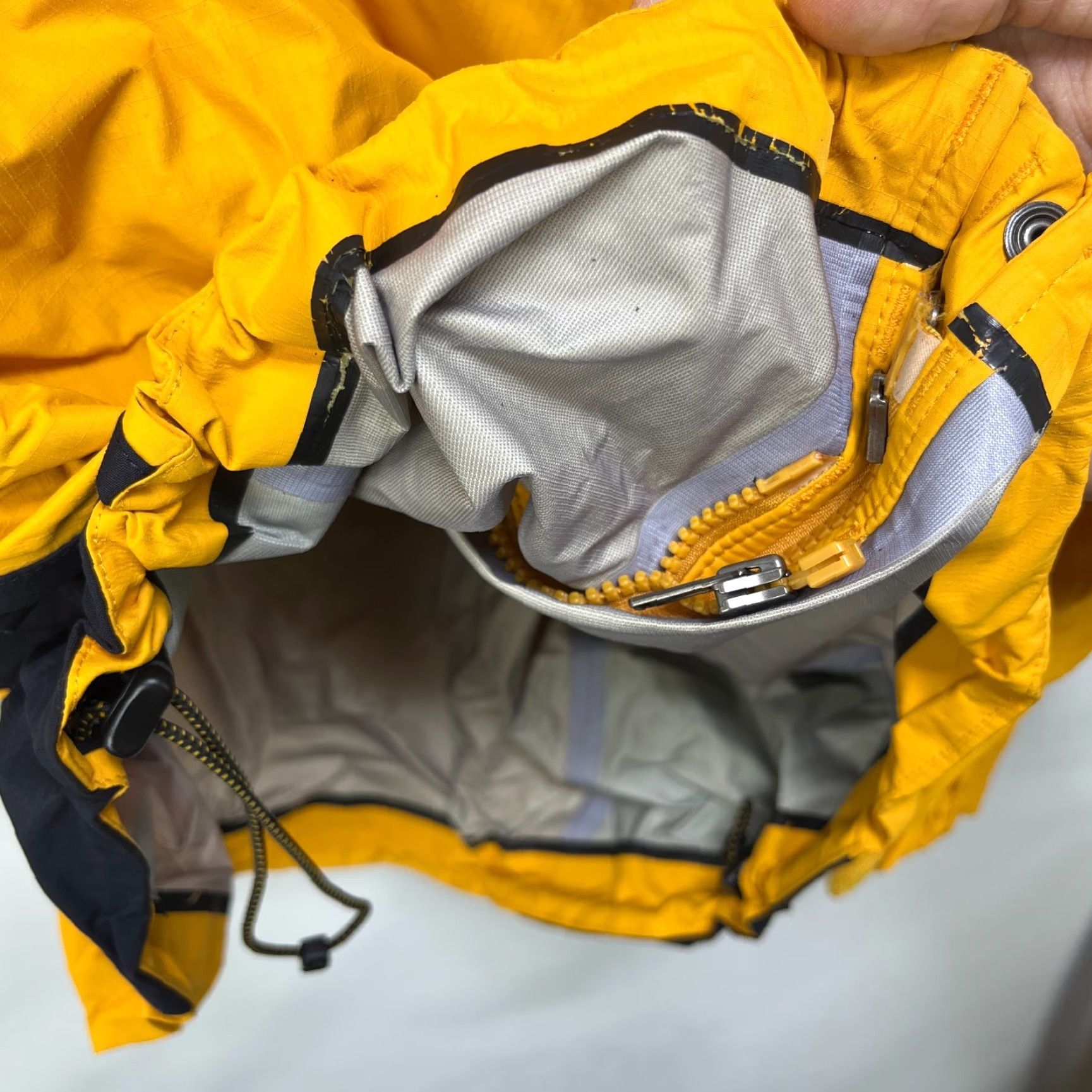 Vintage VINTAGE L.L. Bean Gore Tex Mountain Guide XCR Shell Jacket Womens XL Yellow Size XL / US 12-14 / IT 48-50 - 7 Thumbnail