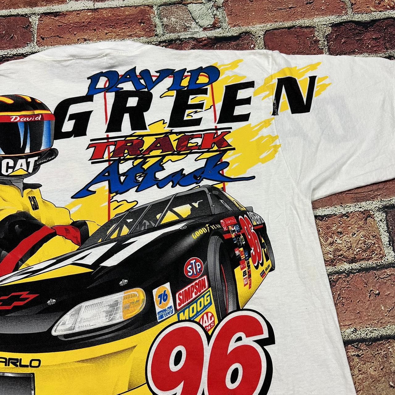 Logo Athletic Vintage David Green NASCAR All Over Print Tee Track Attack Size US XL / EU 56 / 4 - 6 Thumbnail