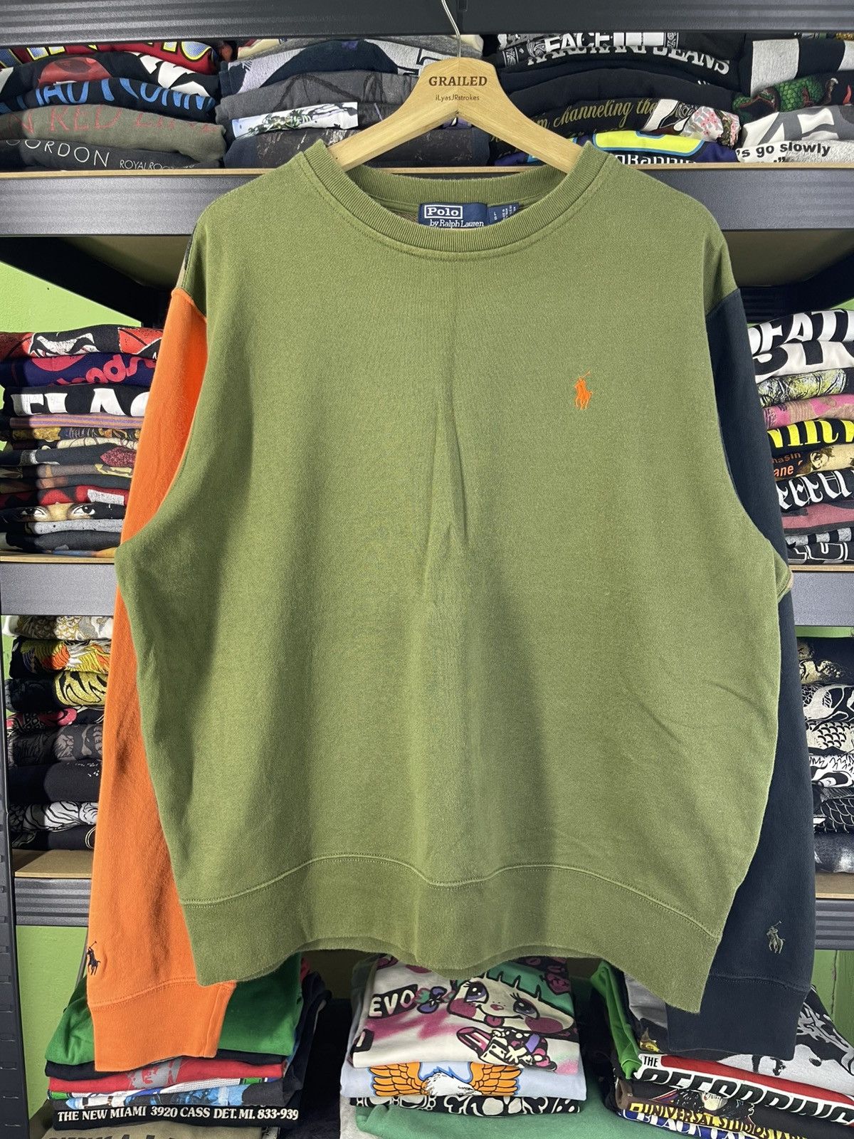 Polo Ralph Lauren Polo RL x Beams Color Block Limited Edition Sweatshirt Size US L / EU 52-54 / 3 - 4 Thumbnail