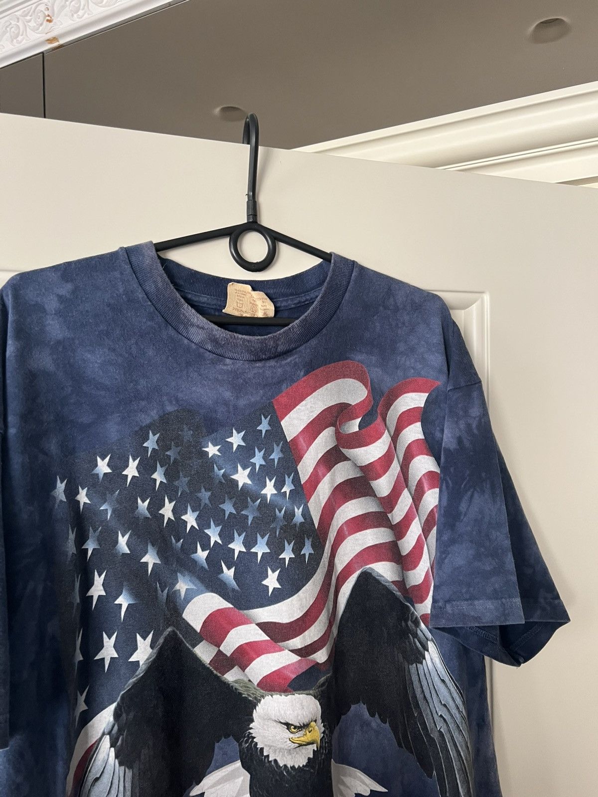The Mountain Vintage The Mountain USA Eagle American Flag T-Shirt Size US XXL / EU 58 / 5 - 5 Thumbnail