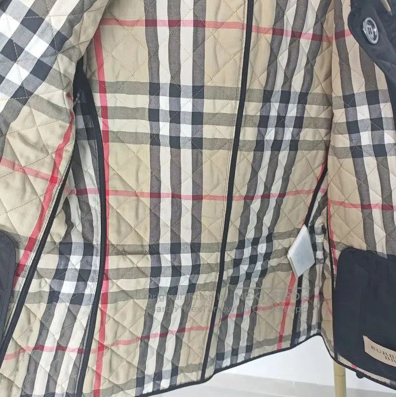 Burberry Burberry Quilted Black Polyester Jacket for Women. Size XS / US 0-2 / IT 36-38 - 6 Thumbnail