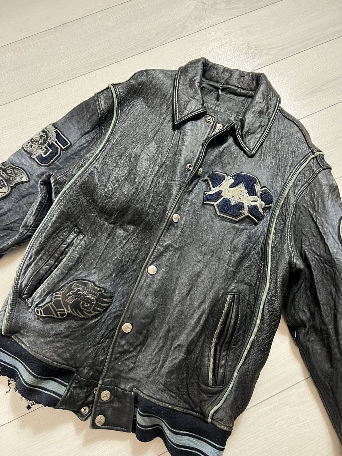 Avirex VTG Avirex Avant-Garde If Six Was Nine Style Leather Jacket Size US M / EU 48-50 / 2 - 4 Thumbnail