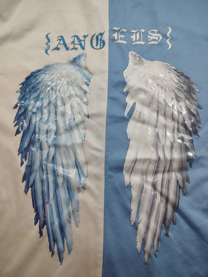 Shein Men's SHEIN Color Block Angel Wings T-Shirt Size Small Size US S / EU 44-46 / 1 - 3 Thumbnail