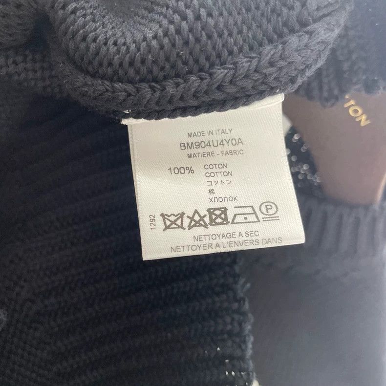 Givenchy Givenchy Destroyed Black Double Logo Sweater yy0 Size US S / EU 44-46 / 1 - 6 Thumbnail