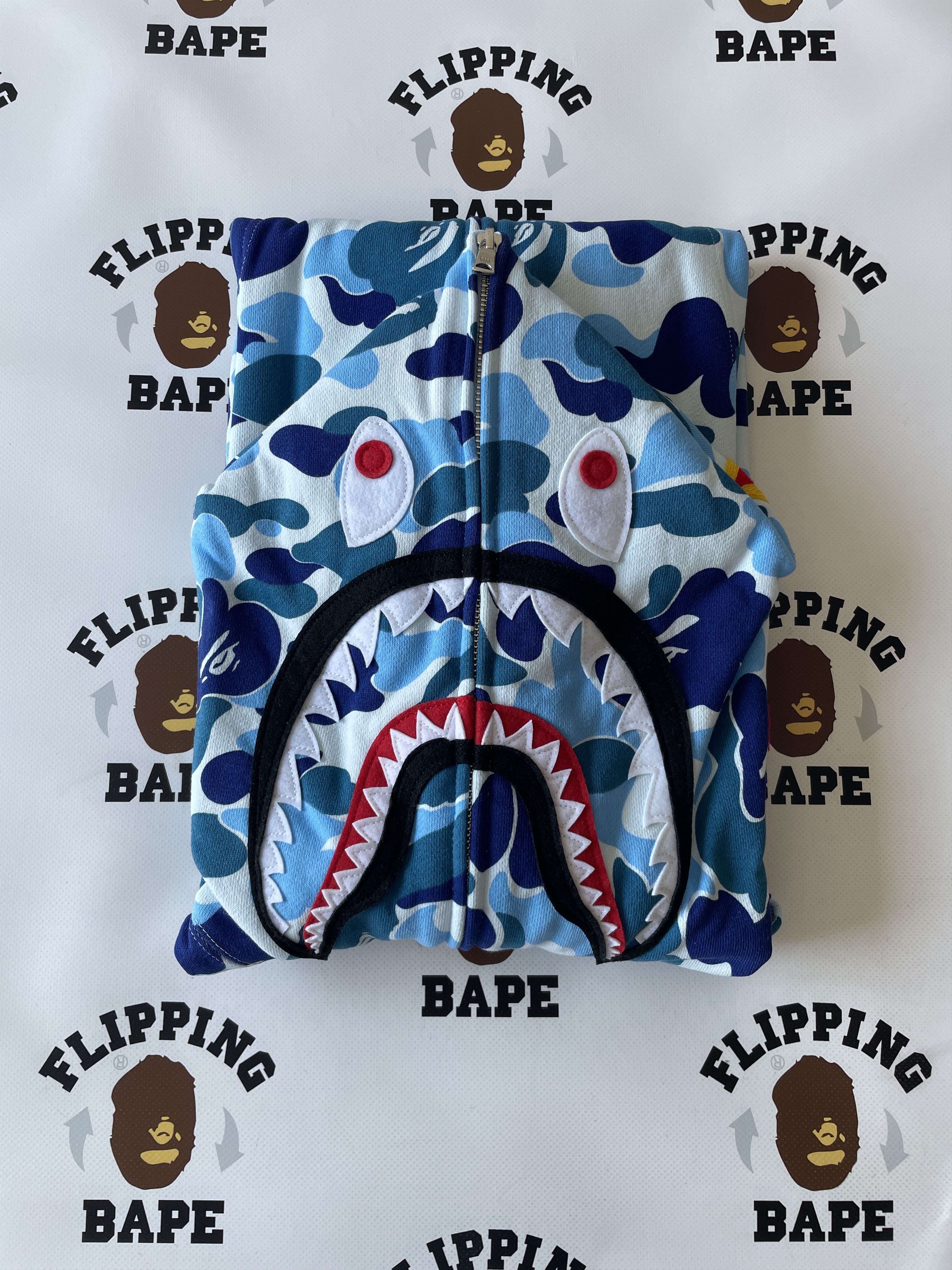 Bape BAPE ABC CAMO SHARK FULL ZIP HOODIE (PONR 2024) Size US XL / EU 56 / 4 - 3 Thumbnail