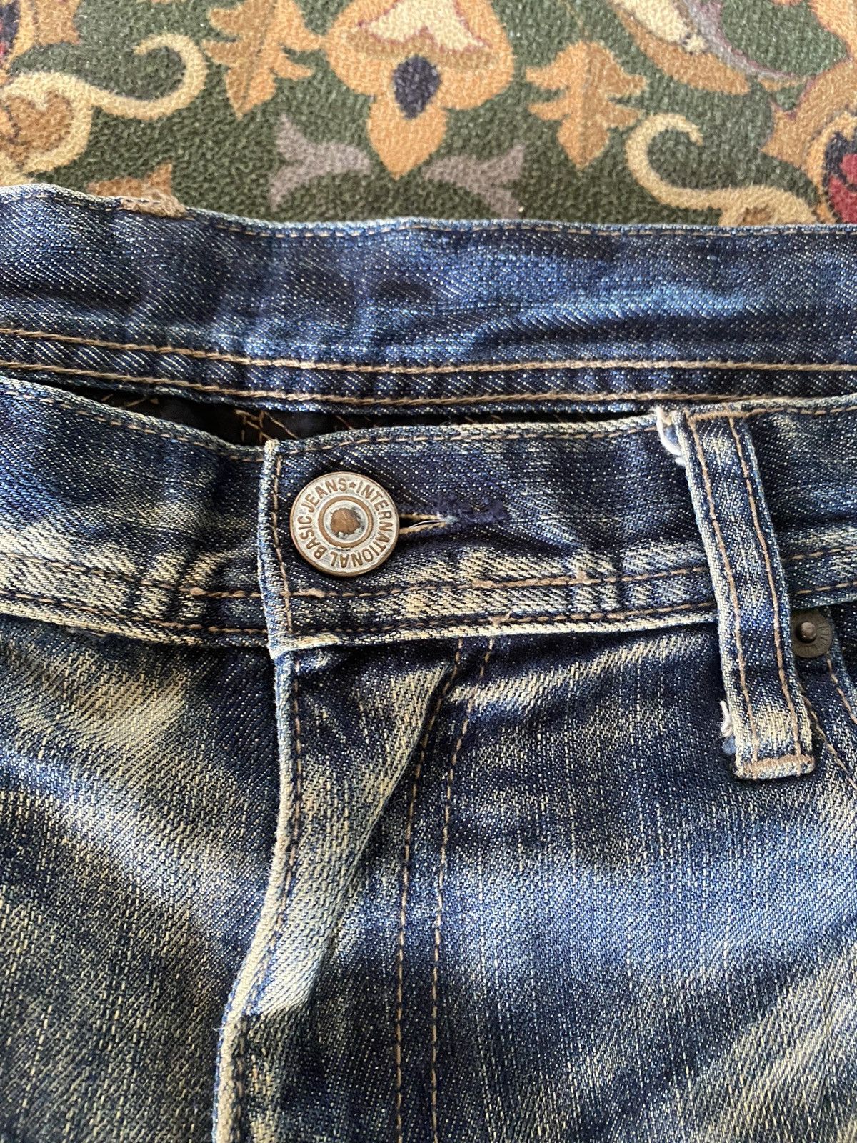 Japanese Brand 🔥RARE🔥Vintage EDGE RUPERT Slimfit Distressed Denim Size US 34 / EU 50 - 11 Thumbnail