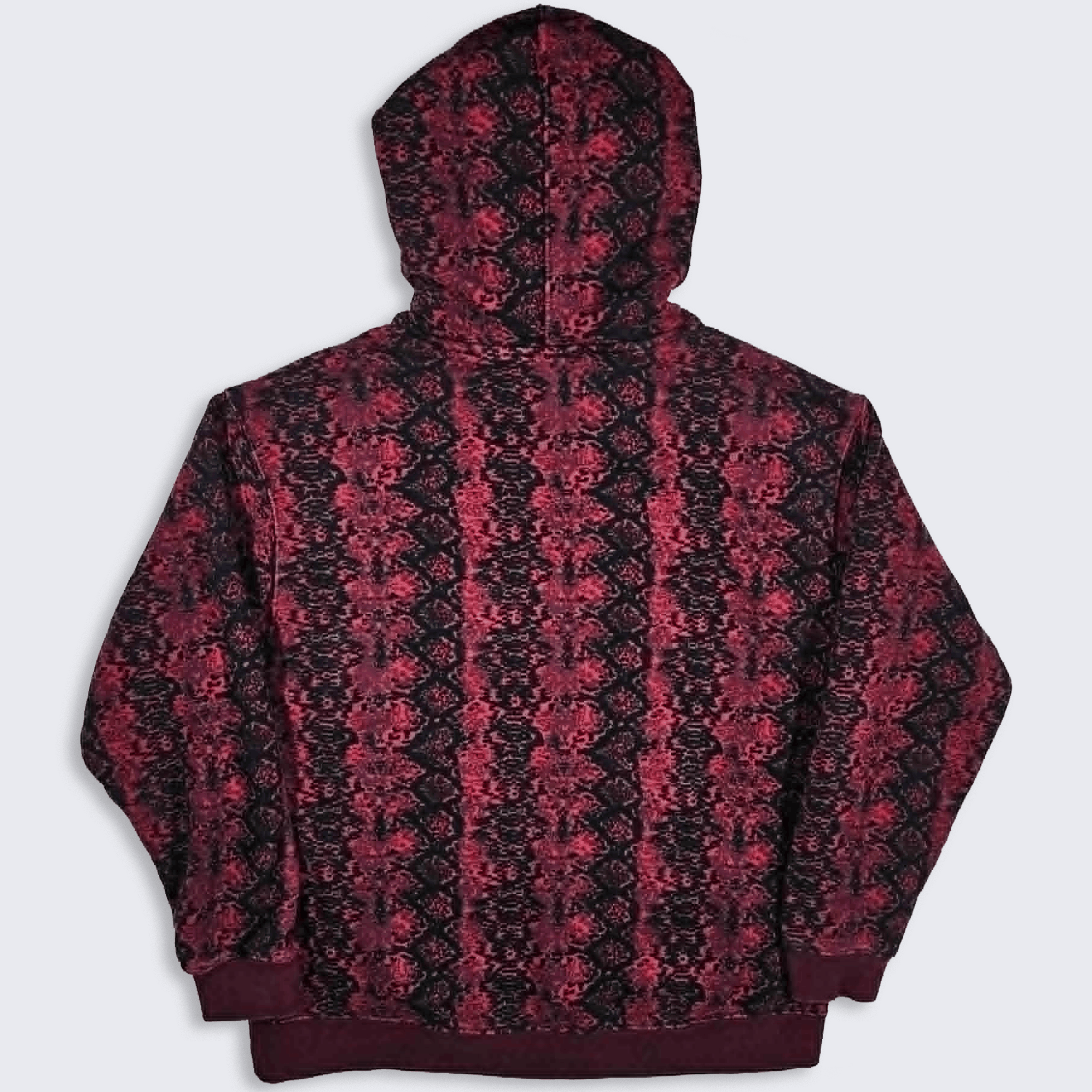 Adidas Adidas X Ivy Park Burgundy All Over Print Hoodie Sweatshirt Size US L / EU 52-54 / 3 - 2 Thumbnail