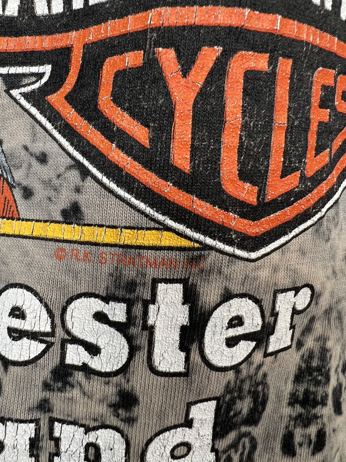 Harley Davidson × Vintage harley Davidson vintage rare shirt tee Bauer millett 1994 Size US XL / EU 56 / 4 - 4 Thumbnail