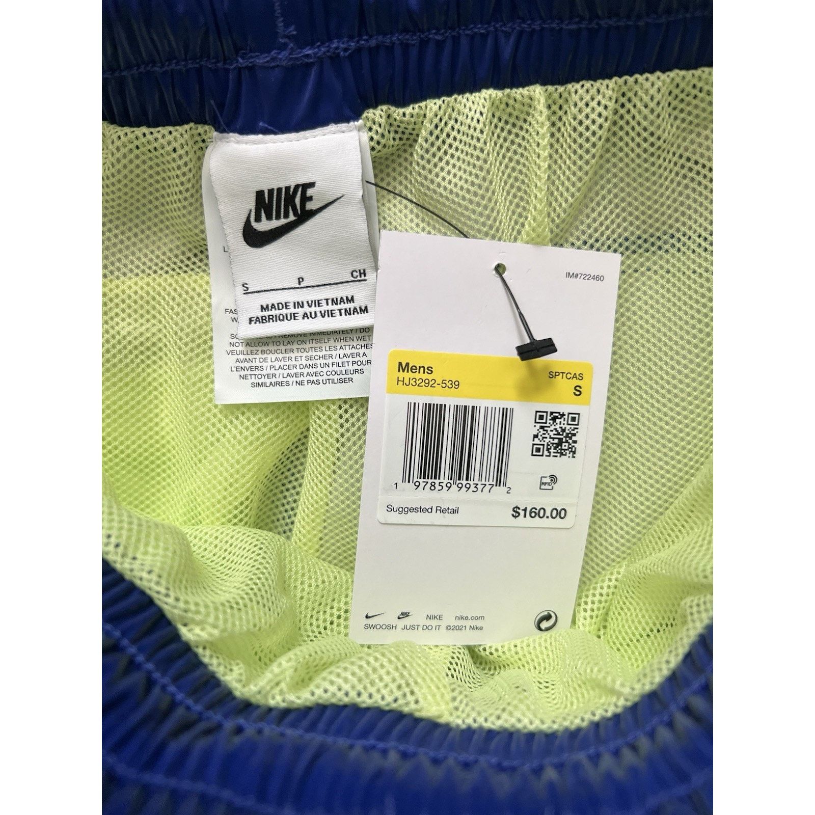 Nike Nike Project F.R.O.G. Track Pants Deep Night/Lemon Size US 28 / EU 44 - 8 Thumbnail