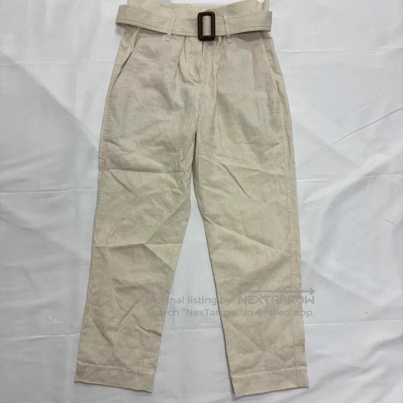 Brunello Cucinelli Brunello Cucinelli Linen and cotton blended pants Size 25" / US 0 / IT 36 - 1 Thumbnail