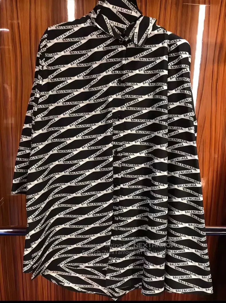 Balenciaga Balenciaga Asymmetrical hem shirt Size XXS / US 00 / IT 34 - 4 Thumbnail