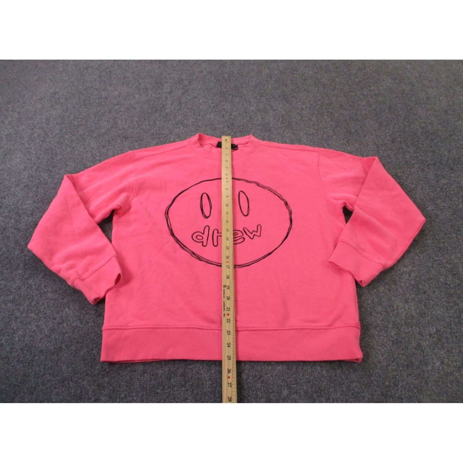 Drew House Drew House Sweatshirt Men S Pink Mascot Smiley Spellout Logo Pullover Casual Vintage Size US S / EU 44-46 / 1 - 3 Thumbnail