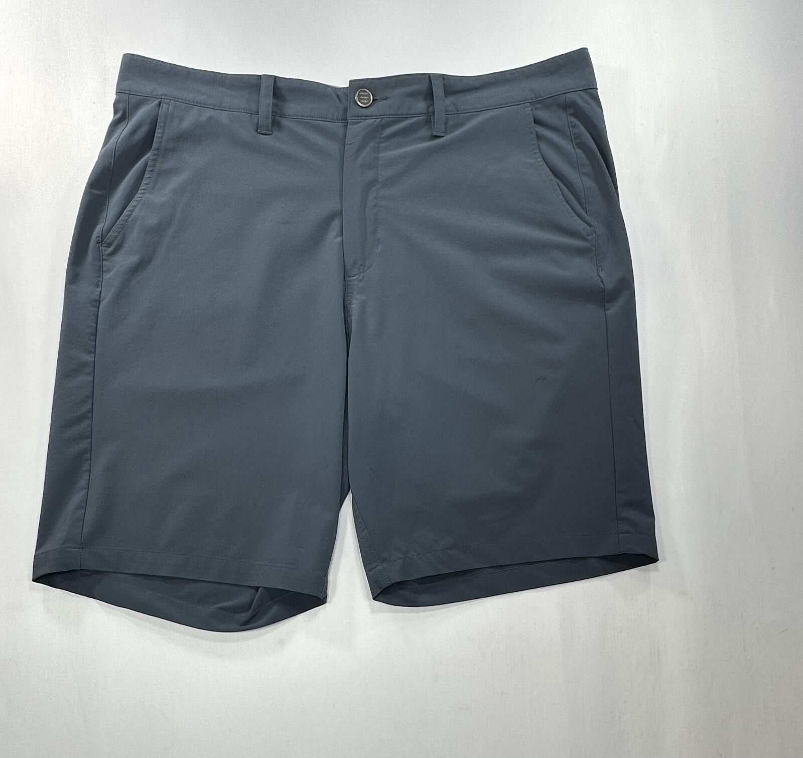 Other Free Fly Flat Front Chino Shorts Men Blue/Green 38 Size US 38 / EU 54 - 1 Thumbnail