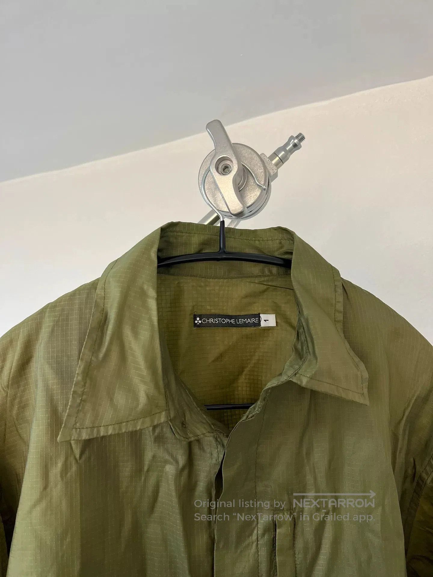Lemaire Christophe Lemaire Nylon Check Shirt. Size US S / EU 44-46 / 1 - 3 Thumbnail