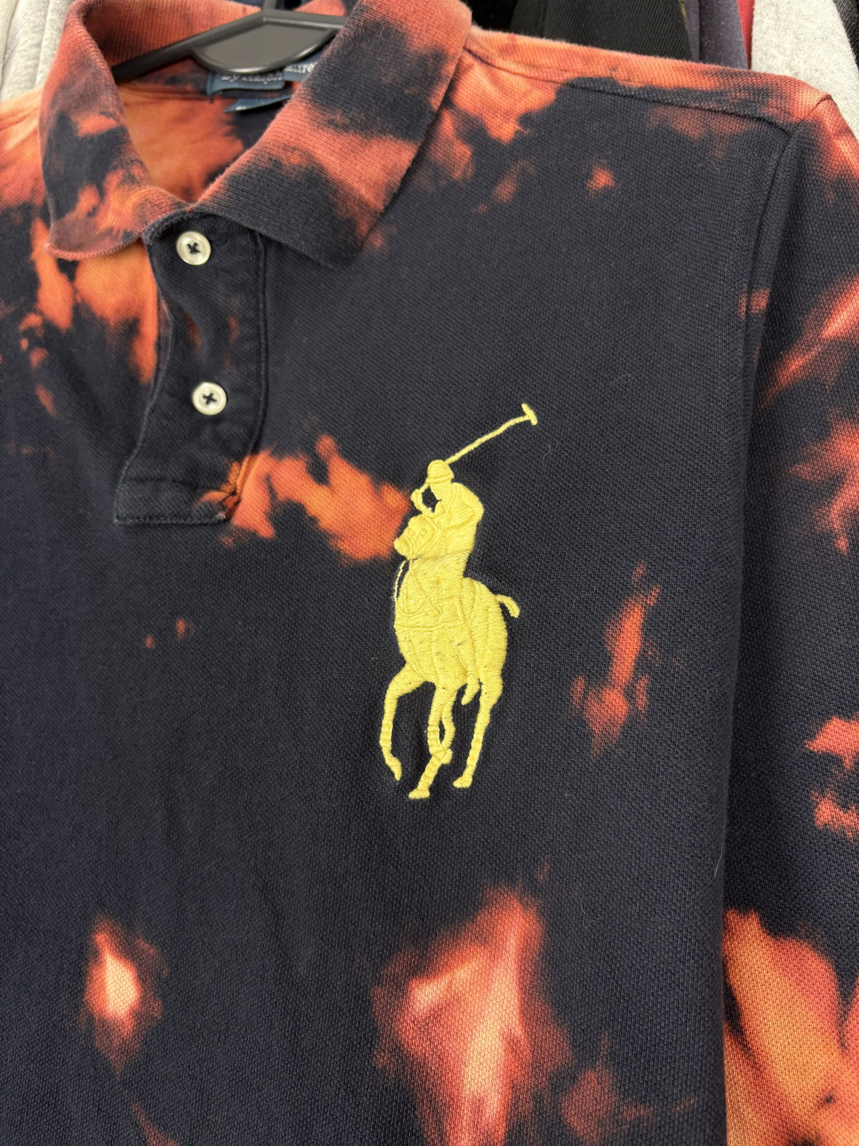 Polo Ralph Lauren × Ralph Lauren × Vintage Vintage Polo Ralph Lauren Big Pony 3 Hype Rugby Polo Shirt Size US S / EU 44-46 / 1 - 2 Thumbnail