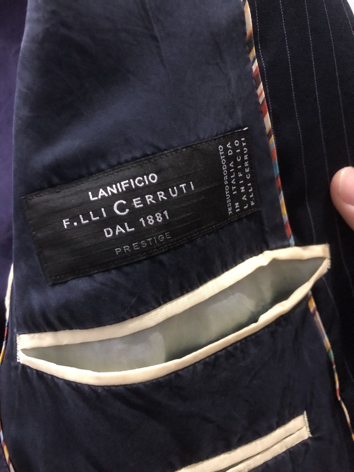 Cerruti 1881 × Paul Smith Paul Smith x Cerruti 1881 stripe blazer single breasted Size 38R - 11 Thumbnail