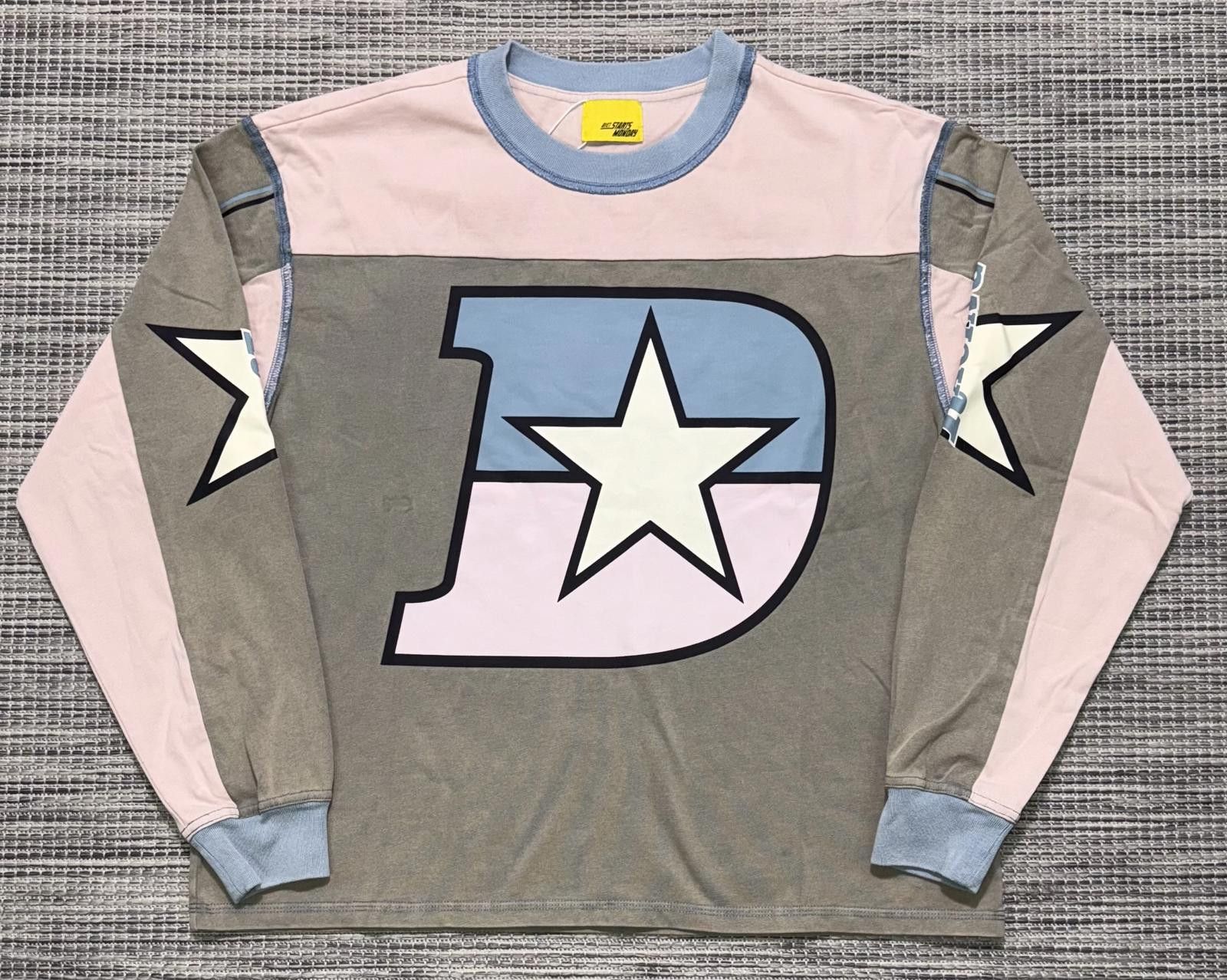 Other Diet Starts Monday Pink/Grey Supercross L/S Size US S / EU 44-46 / 1 - 2 Thumbnail
