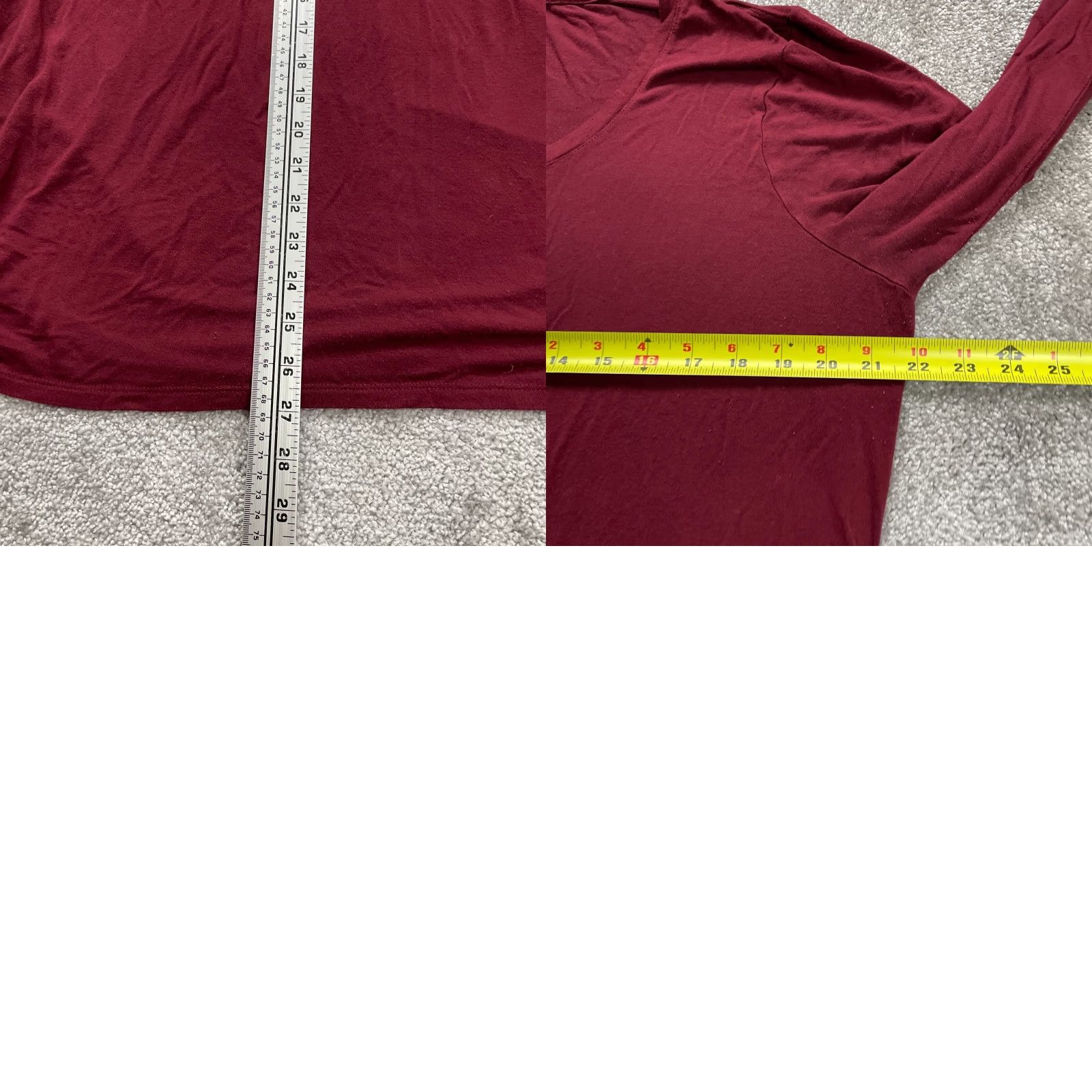 Vintage VINTAGE? No — Actually A Glow Maternity Blouse Shirt Womens 2XL Red Round Neck Long Sleeve Knit Rayon Spandex Casual Classic Worldwide Womens Size XXL / US 16-18 / IT 52-54 - 8 Thumbnail