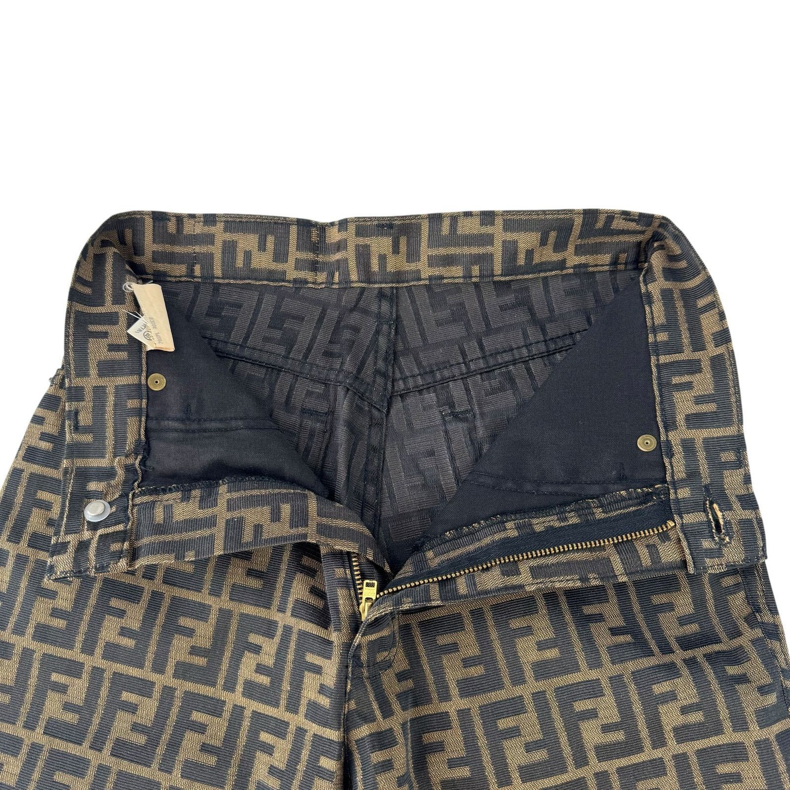 Fendi Fendi Vintage Zucca Print Pant Size 27" / US 4 / IT 40 - 4 Thumbnail