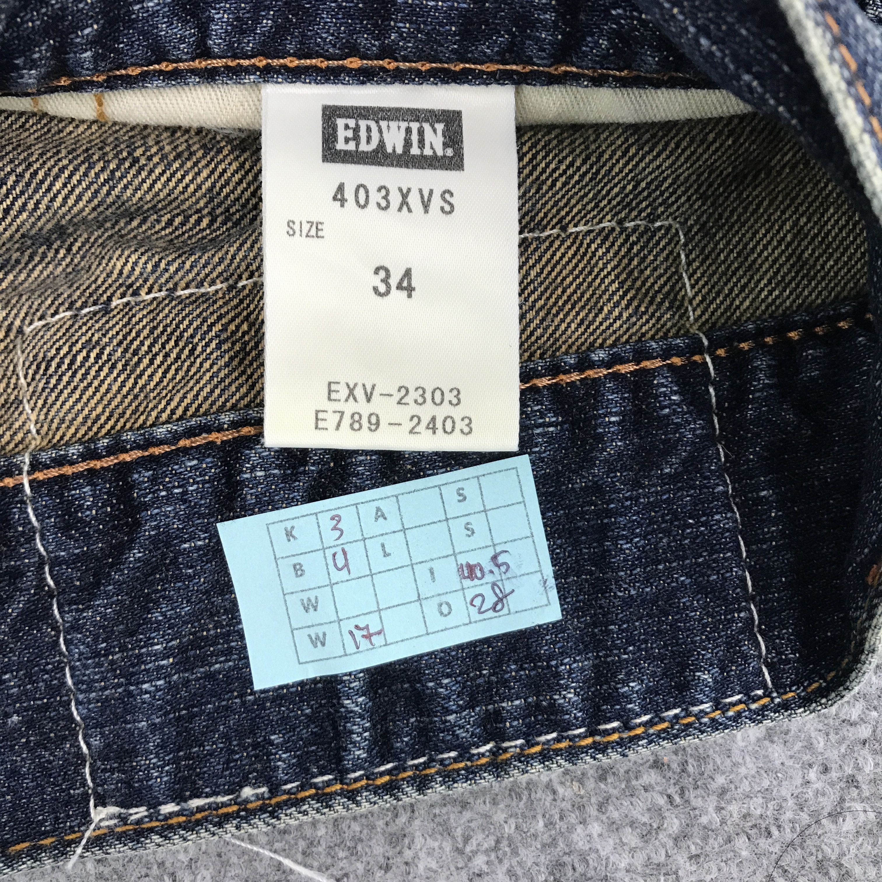 Edwin JAPAN EDWIN DISTRESSED JEAN PANTS Size US 34 / EU 50 - 11 Thumbnail