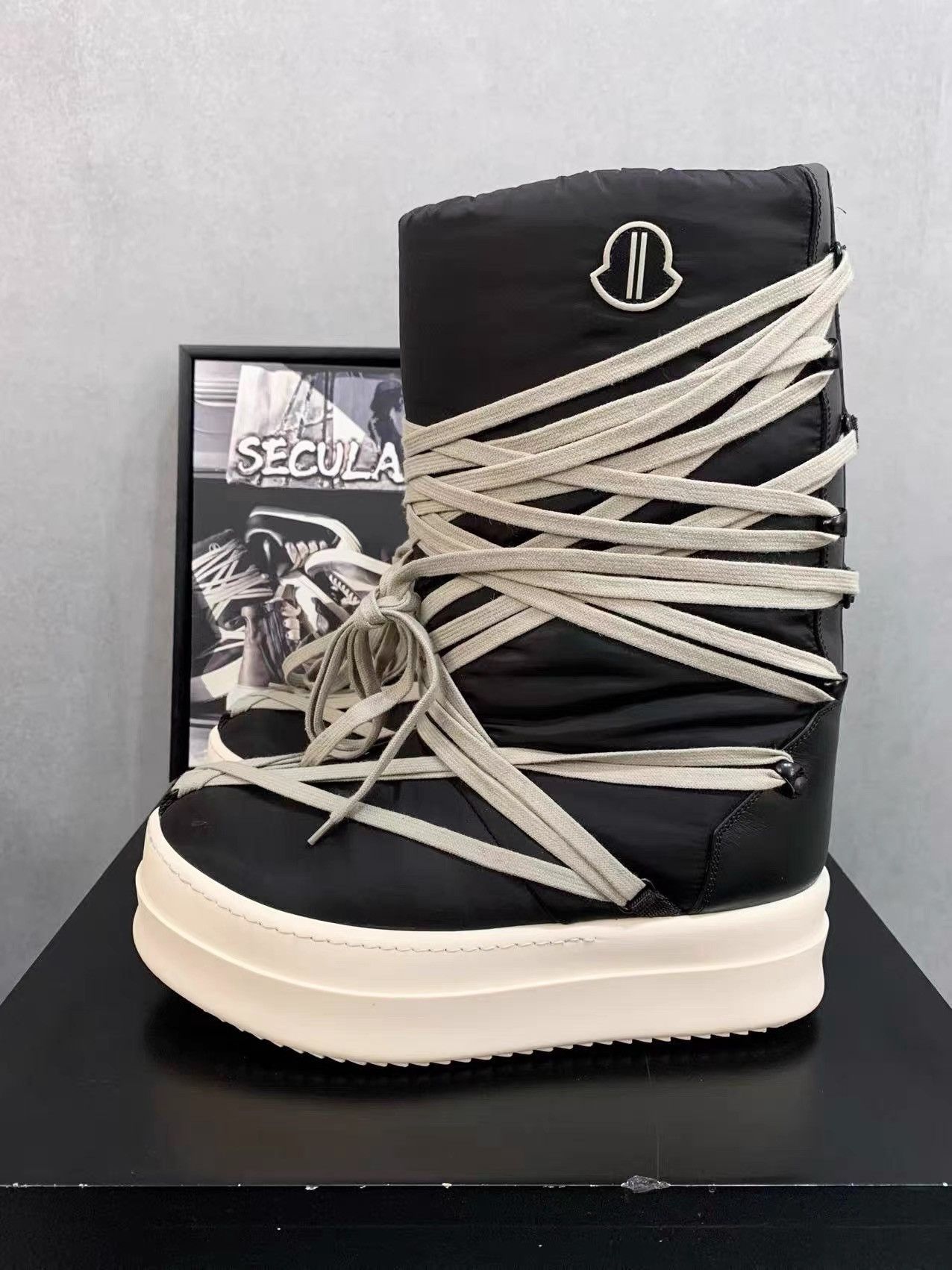 Rick Owens Rick Owens × Moncler 23FW Runway Snow Boots K34 Size US 7 / EU 40 - 2 Thumbnail
