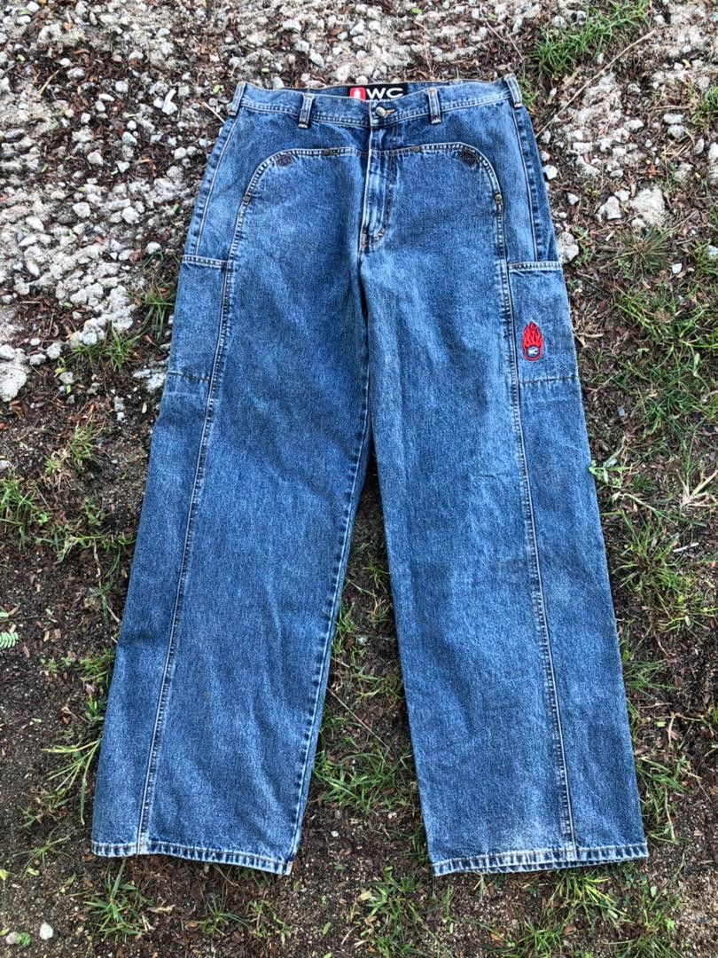 Vintage Baggy🔥 Vintage Wild Channel Carpenter Jeans Size US 33 - 1 Thumbnail