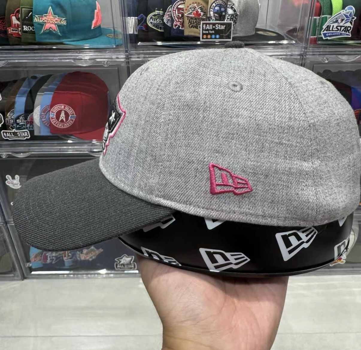 New Era New Era NFL New England Patriots Pink Baseball Cap J32 Size ONE SIZE - 4 Thumbnail