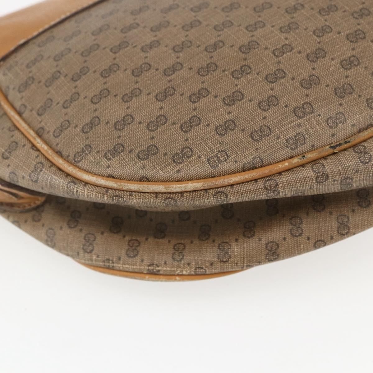 Gucci Gucci Micro GG Supreme Web Shoulder Bag Beige Size ONE SIZE - 3 Thumbnail