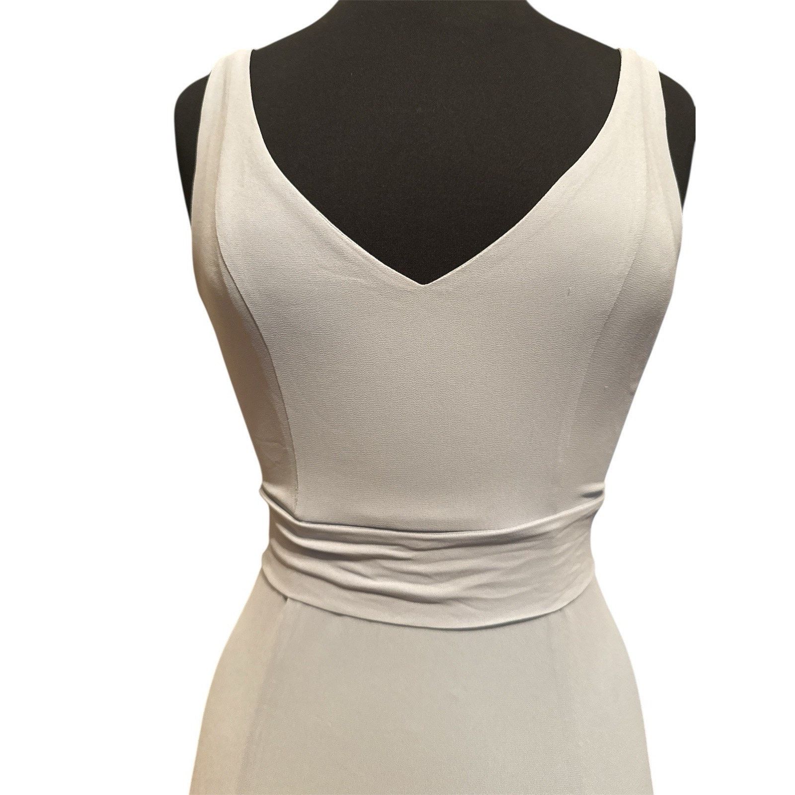 Show Me Your MuMu Show Me Your Mumu Jenn Maxi Dress XS Silver Sage Blue Formal Size XS / US 0-2 / IT 36-38 - 9 Thumbnail