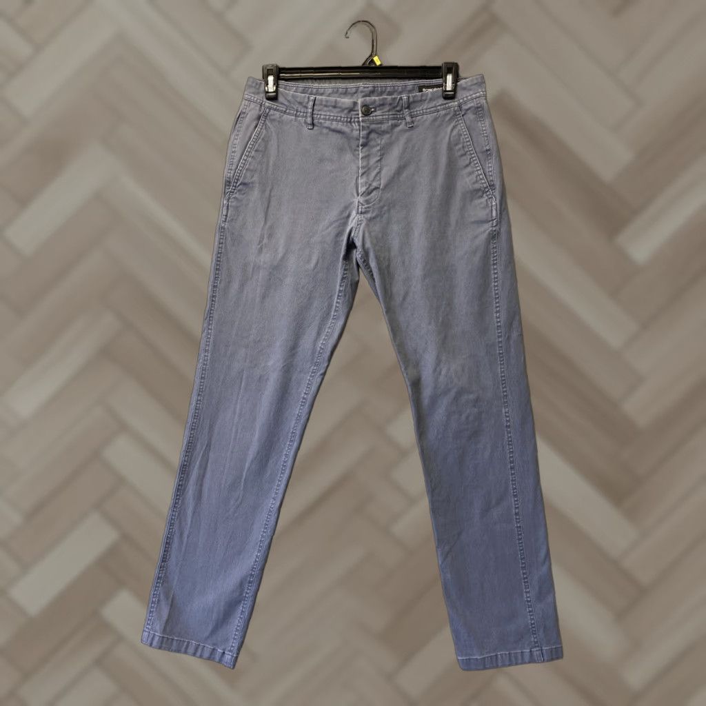 Bonobos Bonobos Slim Cotton Dusty Blue Pants Men 33x32 Chino Regular Waist 33 Inseam 32 Slimming Mens Dusty Blue Era? (no extra) Size US 33 - 1 Thumbnail