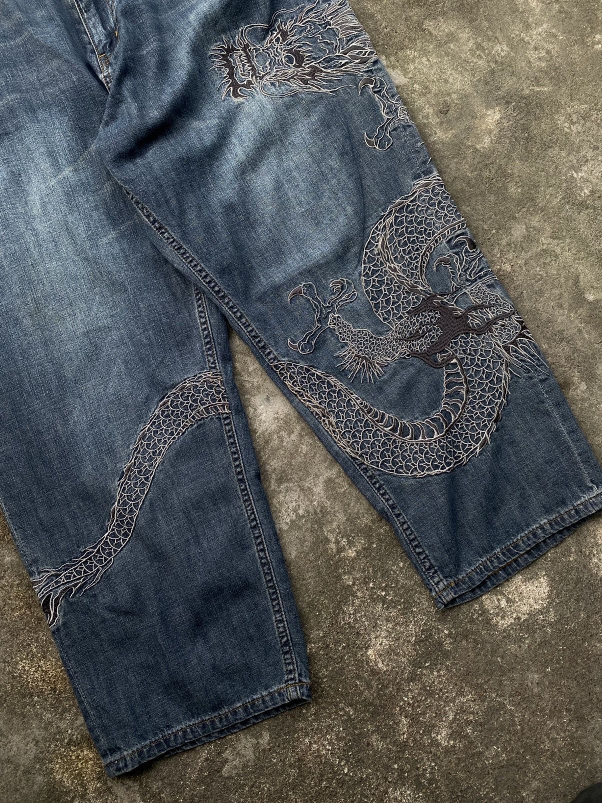 Dragonfly KARAKURI TAMASHII DRAGON JEANS Size US 36 / EU 52 - 2 Thumbnail