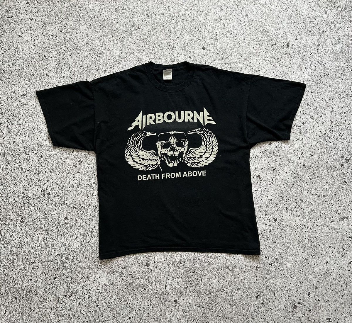 Band Tees × Vintage Vintage Army Death From Above Airbourne T-Shirt Skull Y2K Size US XXL / EU 58 / 5 - 3 Thumbnail
