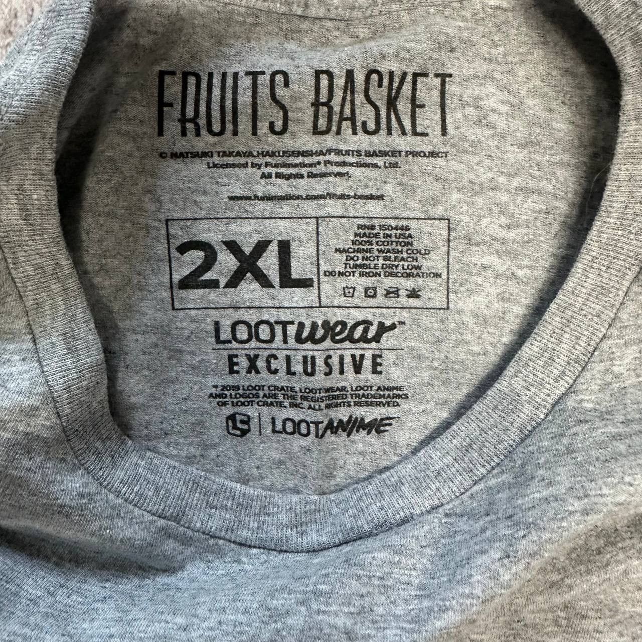 Anime VINTAGE Y2K FRUIT BASKET ANIME AMAZING RARE CUTE T SHIRT Size US XXL / EU 58 / 5 - 3 Thumbnail