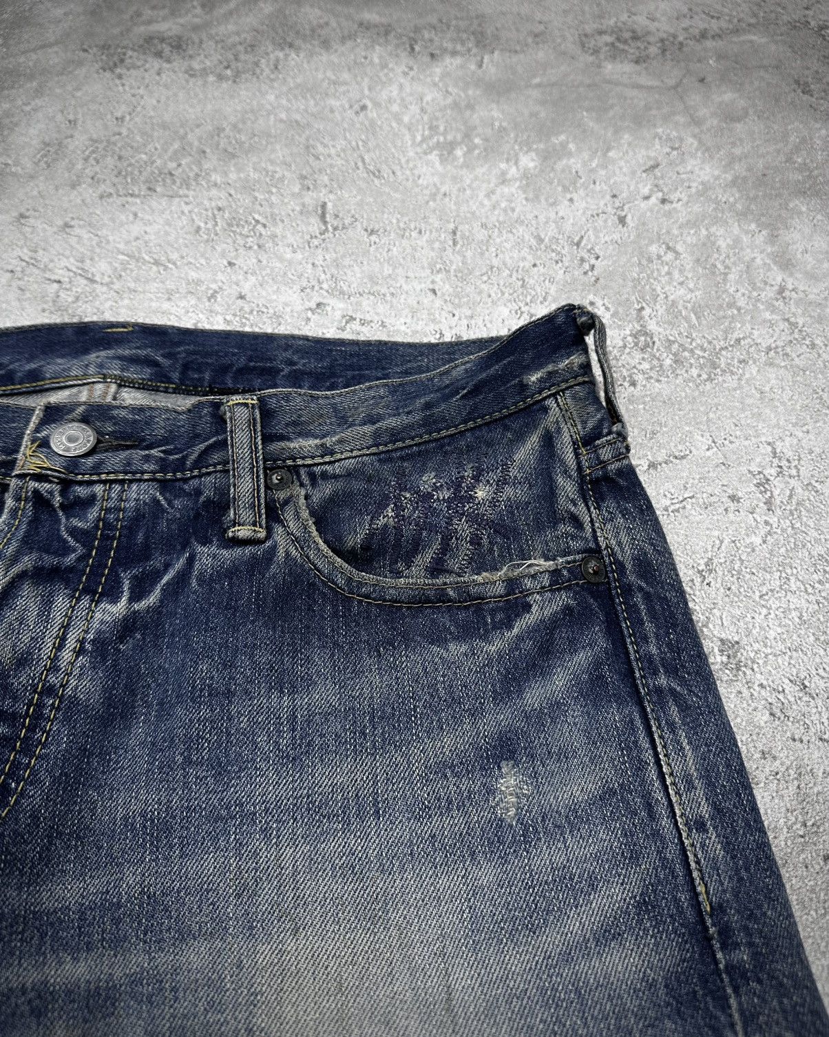 Hysteric Glamour × If Six Was Nine Hysteric Glamour Led Zeppelin Flared Jeans Vkei Size US 32 / EU 48 - 7 Thumbnail