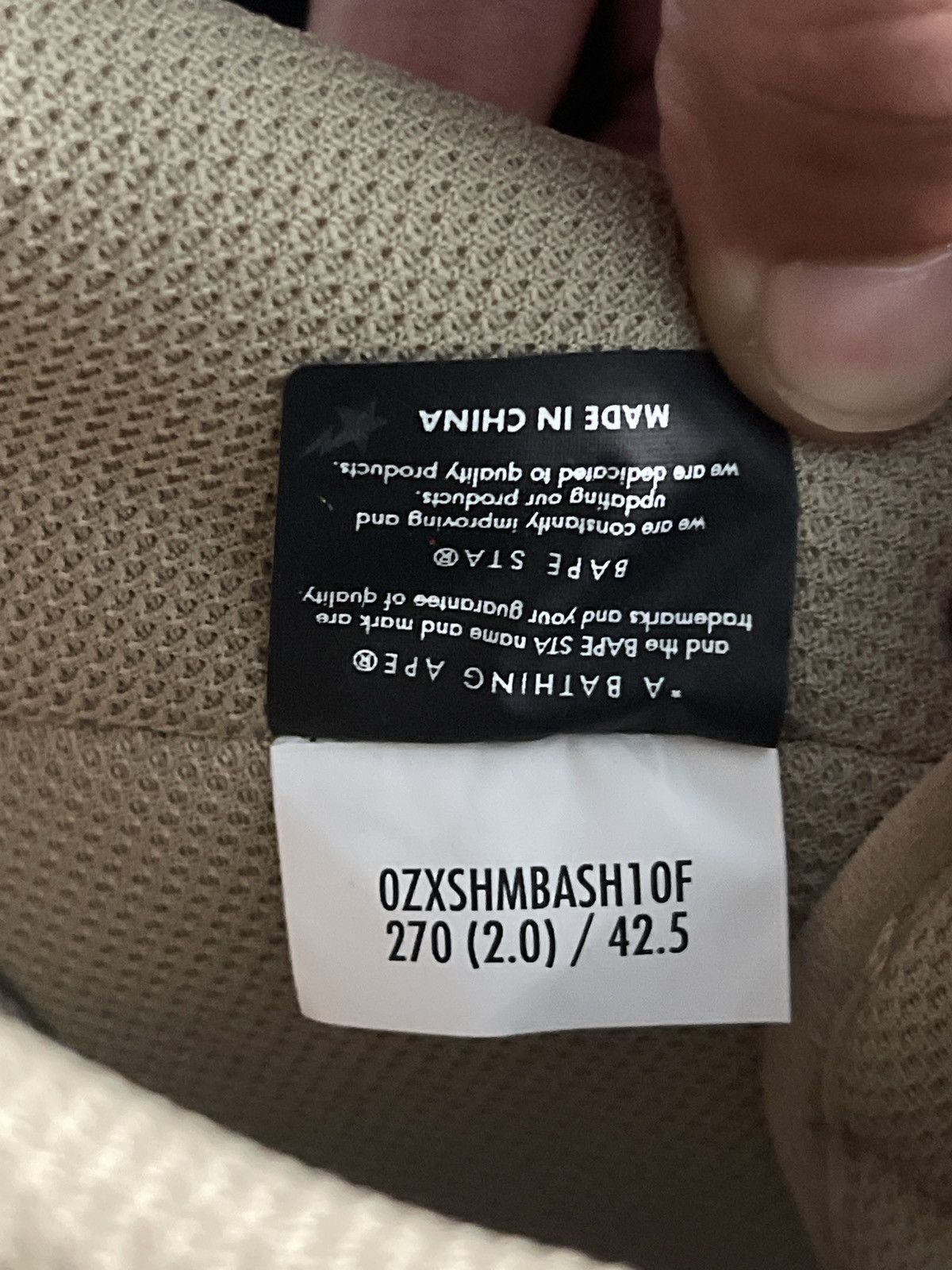 Bape Bape Sk8 Sta Low Wheat Red Size US 9 / EU 42 - 7 Thumbnail