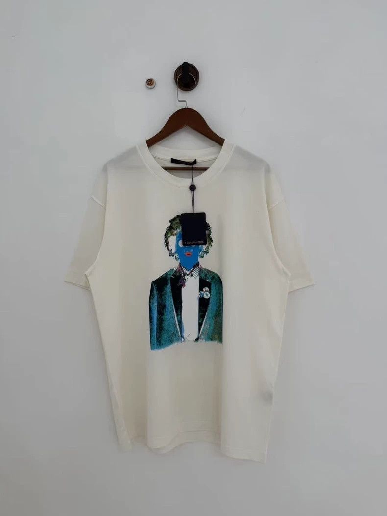 Louis Vuitton Louis Vuitton Beige neon oil painting portrait short sleev Size US XXL / EU 58 / 5 - 1 Thumbnail