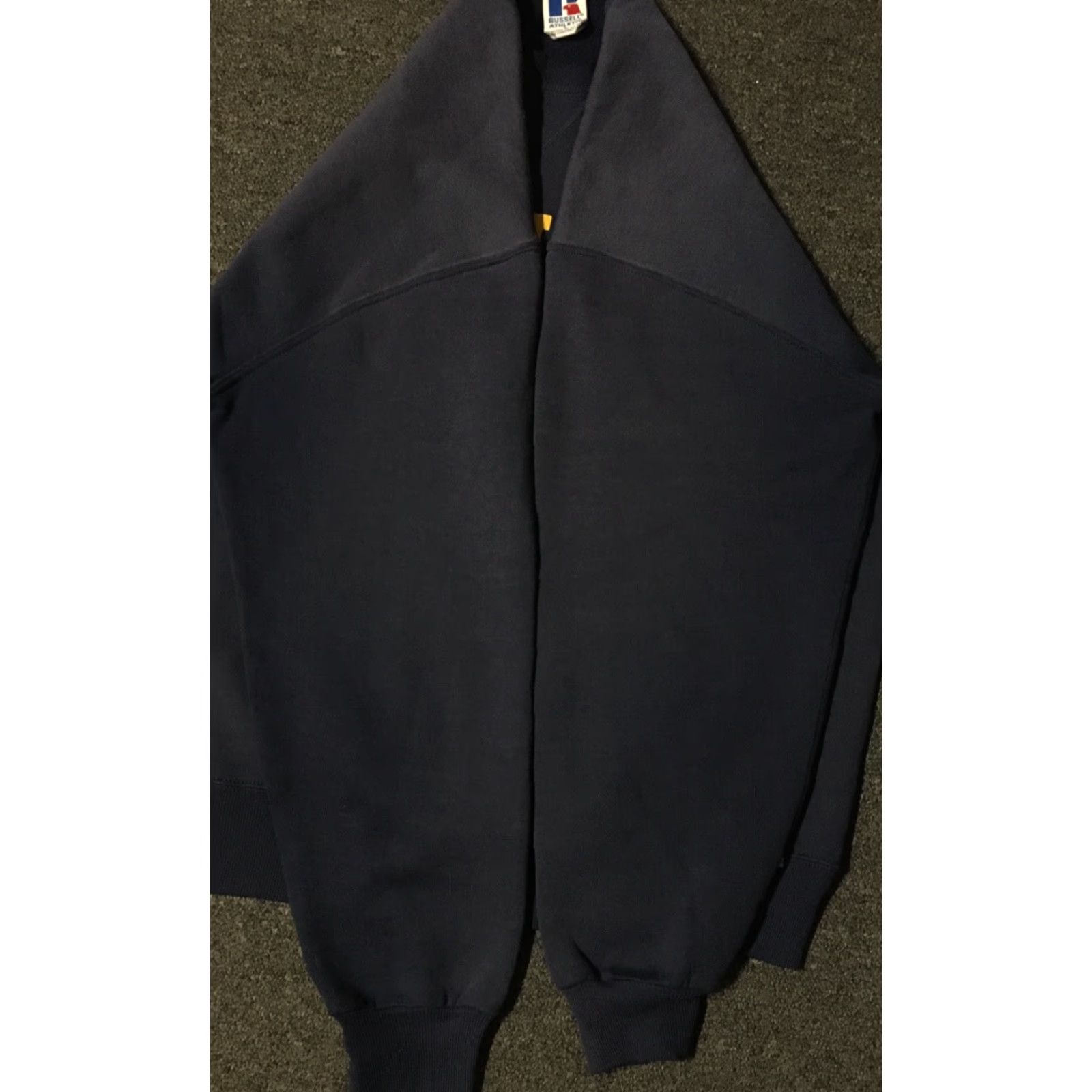 Russell Athletic Vtg 90s Russell Michigan University Faded Spellout Sweatshirt M Track Grunge PE Size US M / EU 48-50 / 2 - 6 Thumbnail