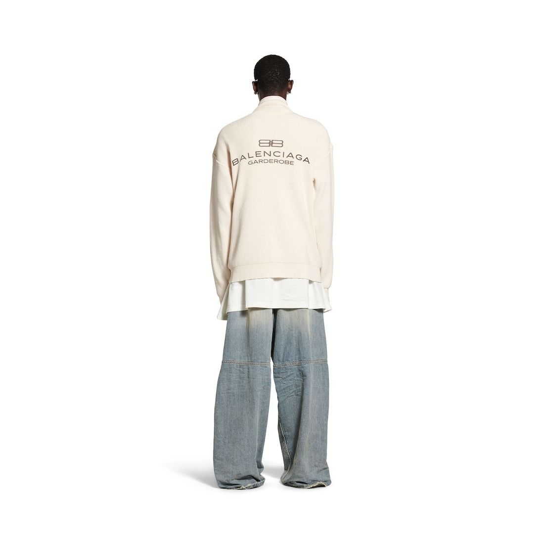 Balenciaga o1tr1nto0426 Intertwined Sweater in Beige Size US XL / EU 56 / 4 - 4 Thumbnail