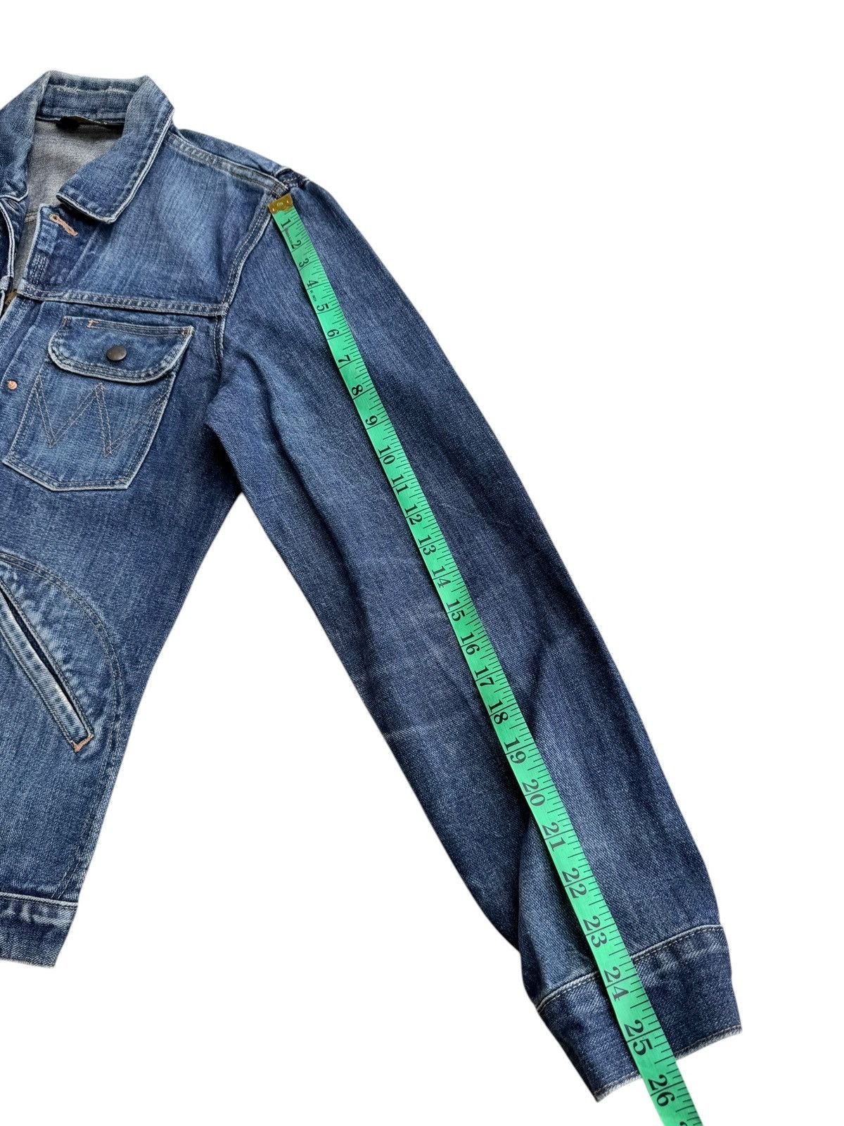 Levi's Vintage Clothing × Vintage × Wrangler Vintage Distressed Wrangler Trucker Denim Size US M / EU 48-50 / 2 - 15 Thumbnail