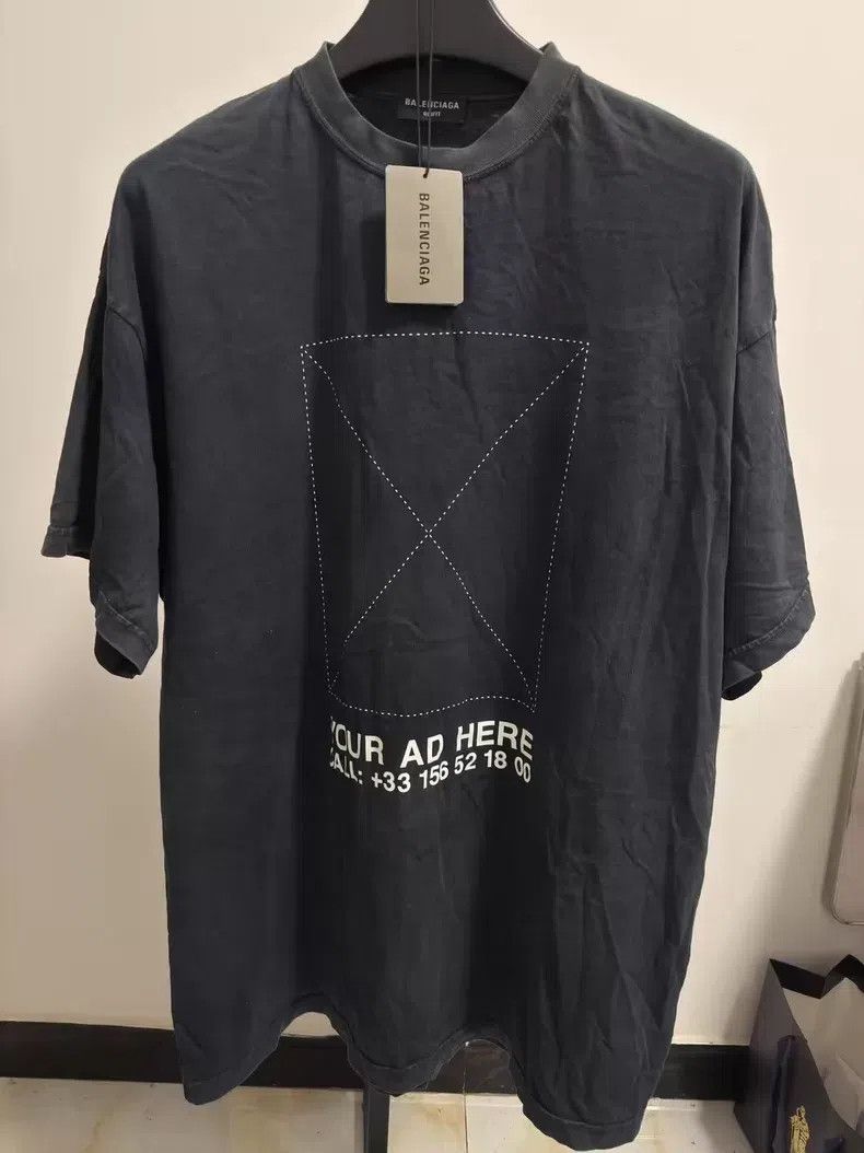 Balenciaga Balenciaga Washed short-sleeve Size US M / EU 48-50 / 2 - 1 Thumbnail