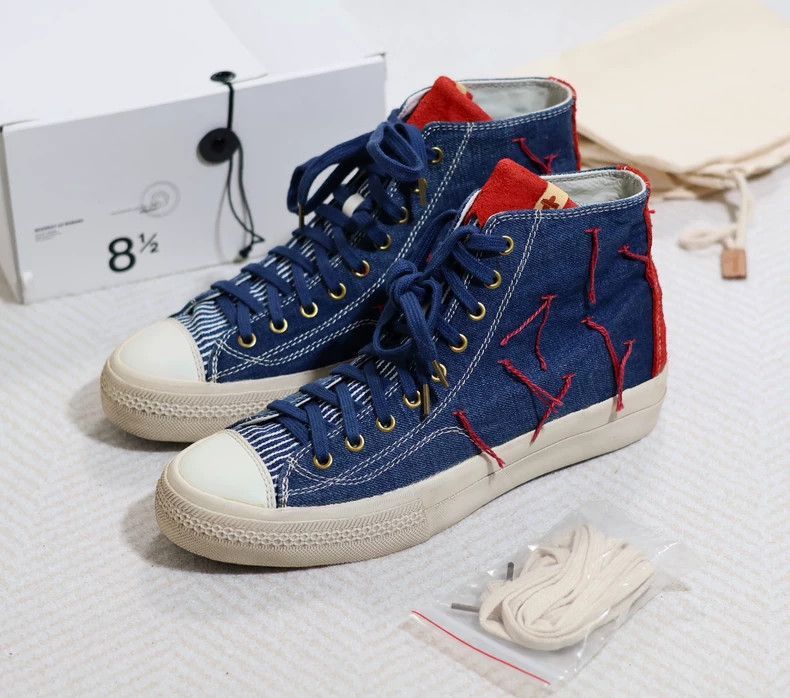 Visvim Visvim Skagway Hi Denim Patchwork. Visvim skagway hi denim Size US 8.5 / EU 41-42 - 1 Thumbnail