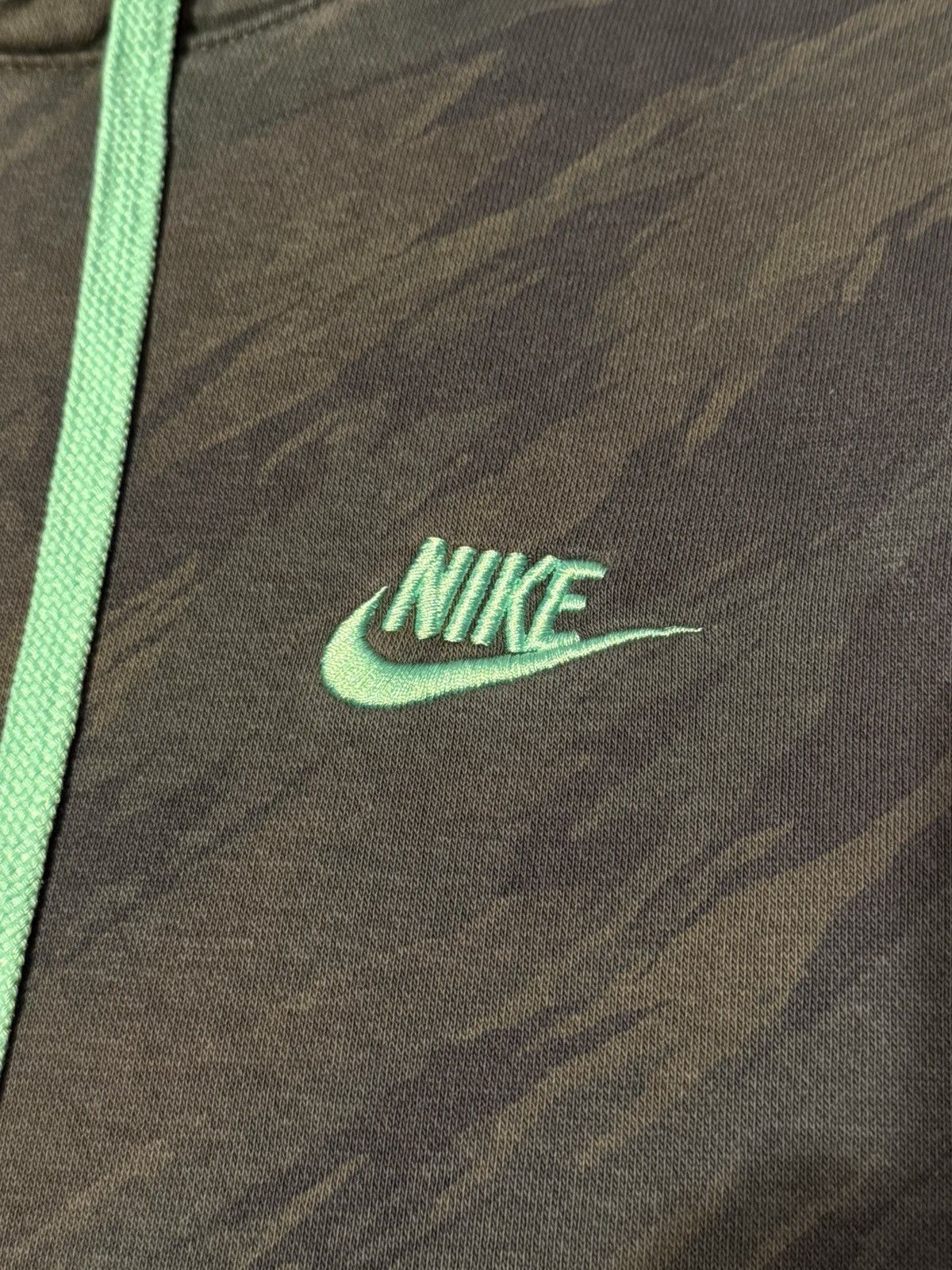 Nike Nike Green Camo Hoodie Small Size US S / EU 44-46 / 1 - 4 Thumbnail